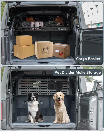 4 Door Rear Trunk Cargo Cover Basket - BROADDICT
